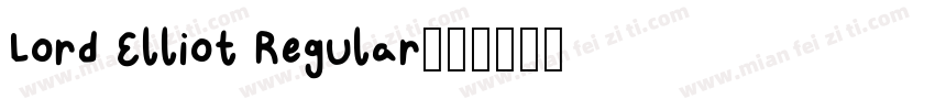 Lord Elliot Regular字体转换